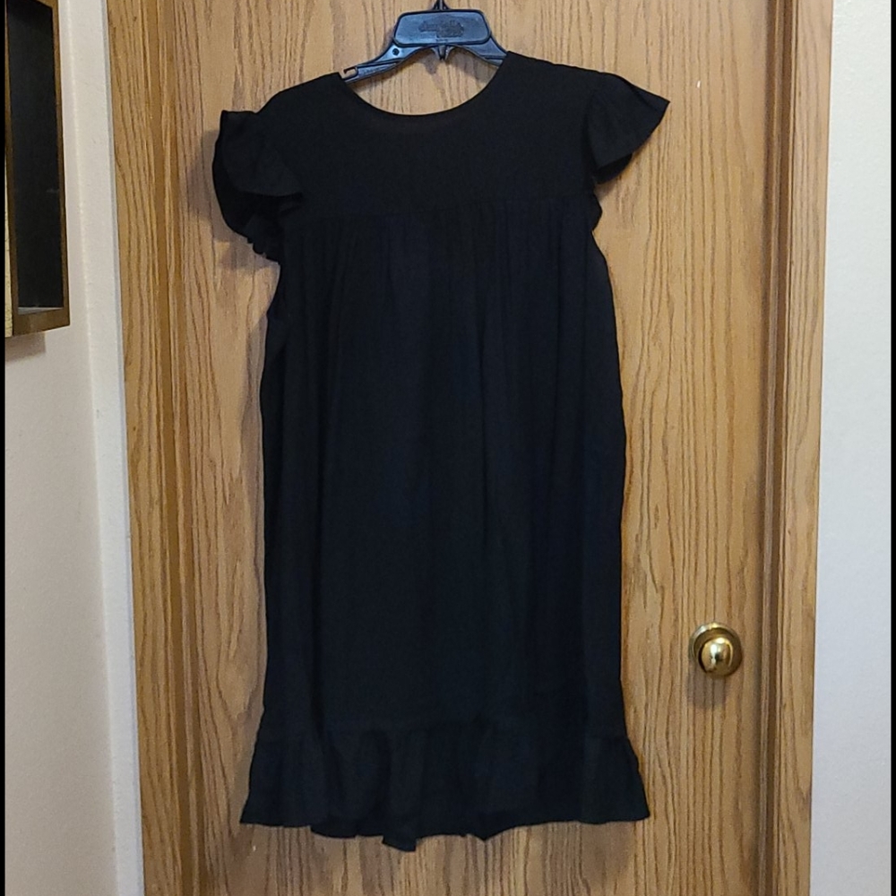 Black baby doll dress